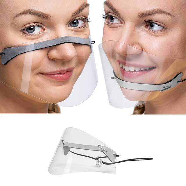 Gadgets d'Eve Gris FIDON™ : Mini Bouclier Facial Innovant (5PCS)