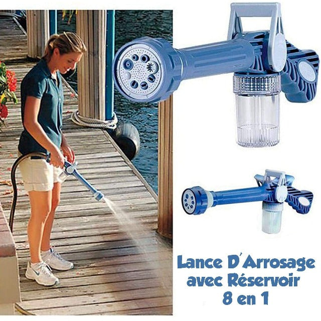 PREJET™ : Lance D'Arrosage Haute Pression avec Réservoir 8 en 1